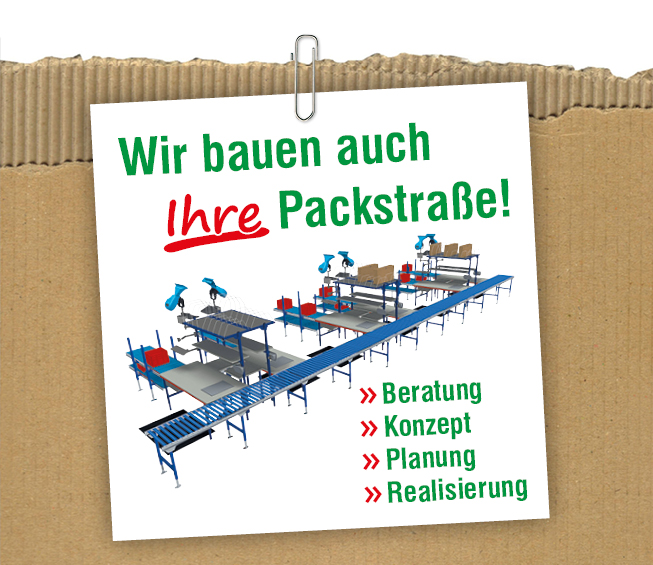 Grasshoff Verpackungssysteme, Wir bauen auch Ihre Packstraße!